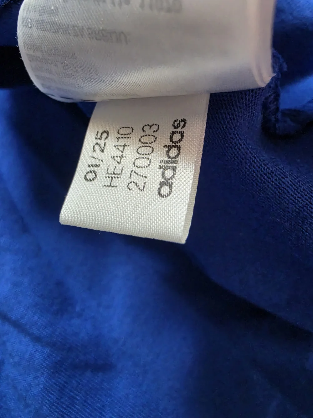 Adidas Men’s Essentials 3-Stripes T-Shirt HE4410 Size 2XL Blue White Striped